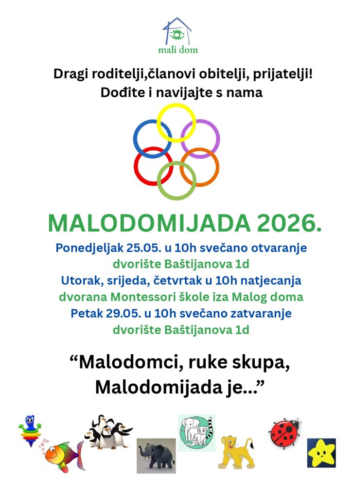 Malodomijada 2026 poziv page