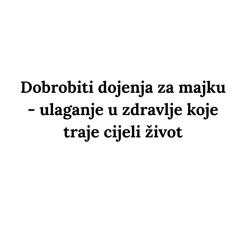 Dobrobiti dojenja za majku